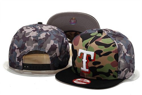 MLB Texas Rangers NE Snapback Hat #15